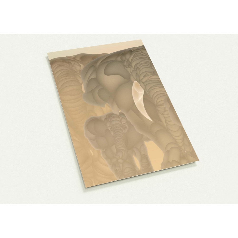 " The Great Elephant Movement", Pack of 10 Greeting Cards (US & CA) image 2