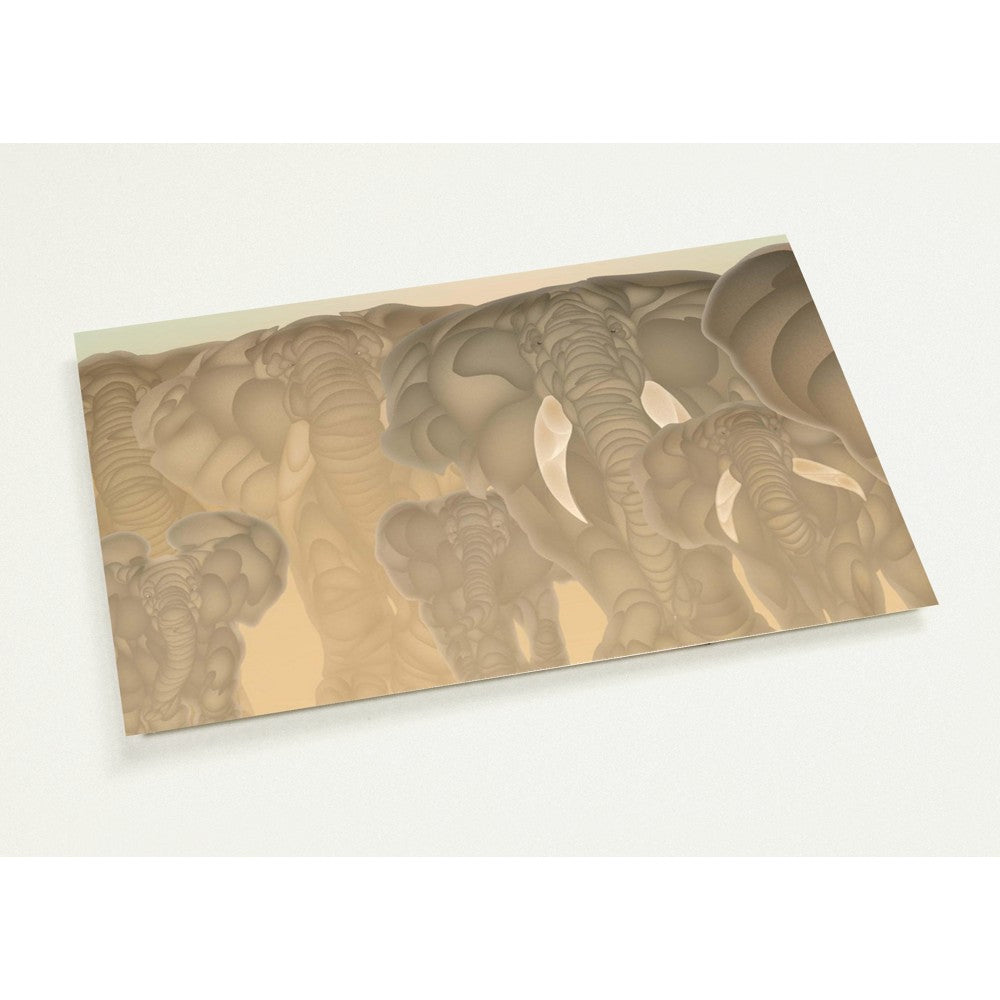" The Great Elephant Movement", Pack of 10 Greeting Cards (US & CA) image 0